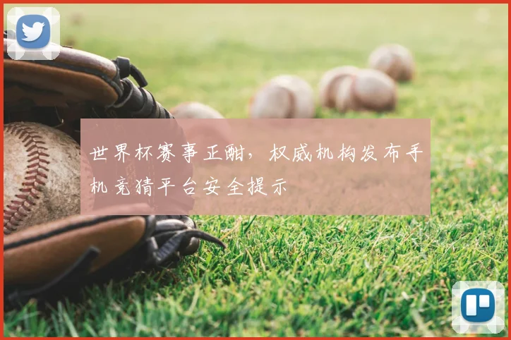 世界杯赛事正酣，权威机构发布手机竞猜平台安全提示